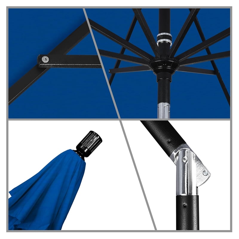 California Umbrella 11' Patio Umbrella in Pacific Blue