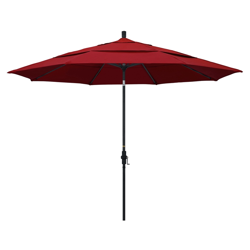 California Umbrella 11' Patio Umbrella in Red