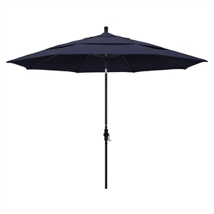 California Umbrella 11' Patio Umbrella in Navy Blue