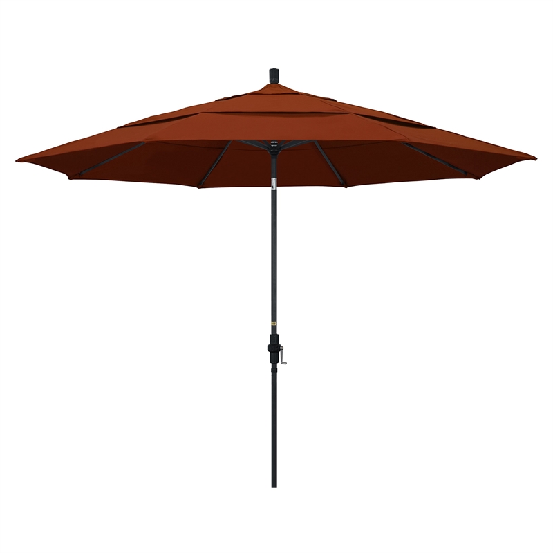 California Umbrella 11' Patio Umbrella in Brick