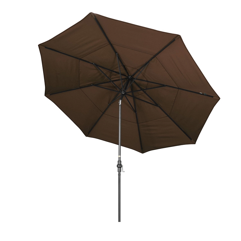 California Umbrella 11' Patio Umbrella in Canvas