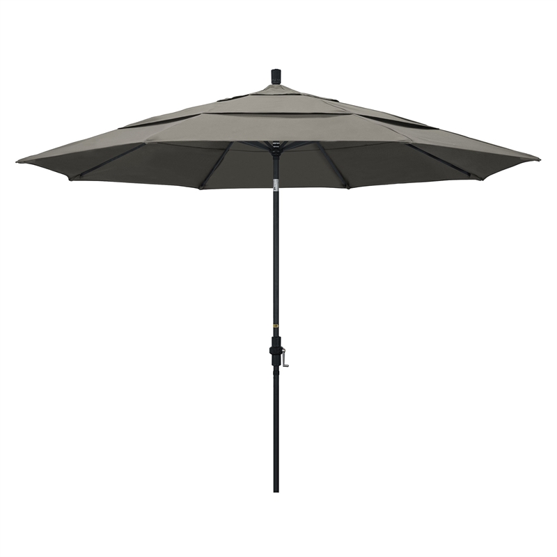 California Umbrella 11' Patio Umbrella in Taupe
