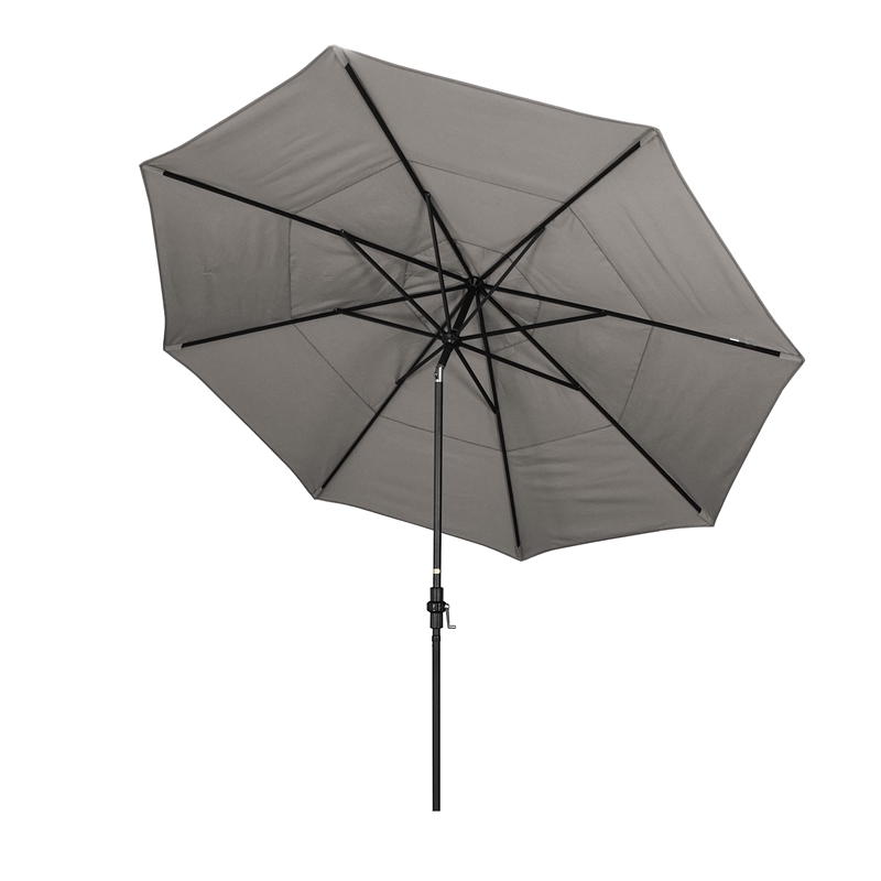 California Umbrella 11' Patio Umbrella in Taupe