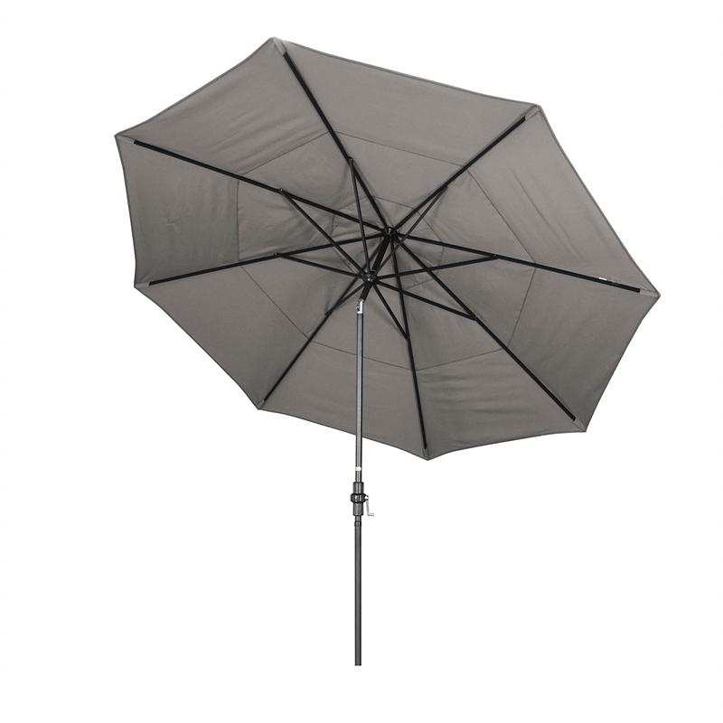 California Umbrella 11' Patio Umbrella in Taupe