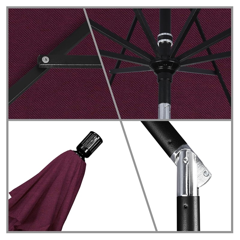 California Umbrella 11' Patio Umbrella in Purple