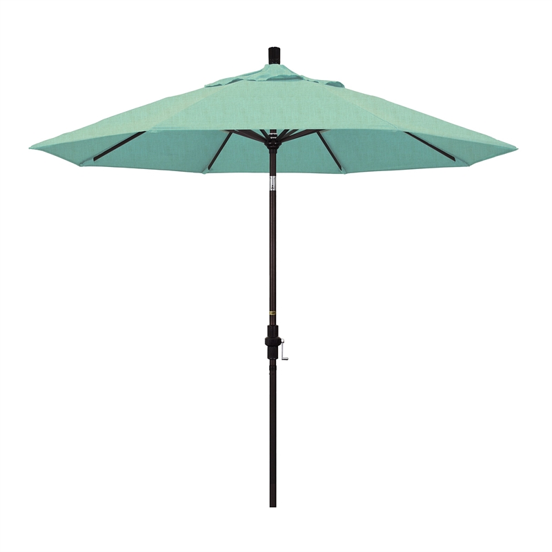 California Umbrella 9' Patio Umbrella in Spectrum Mist