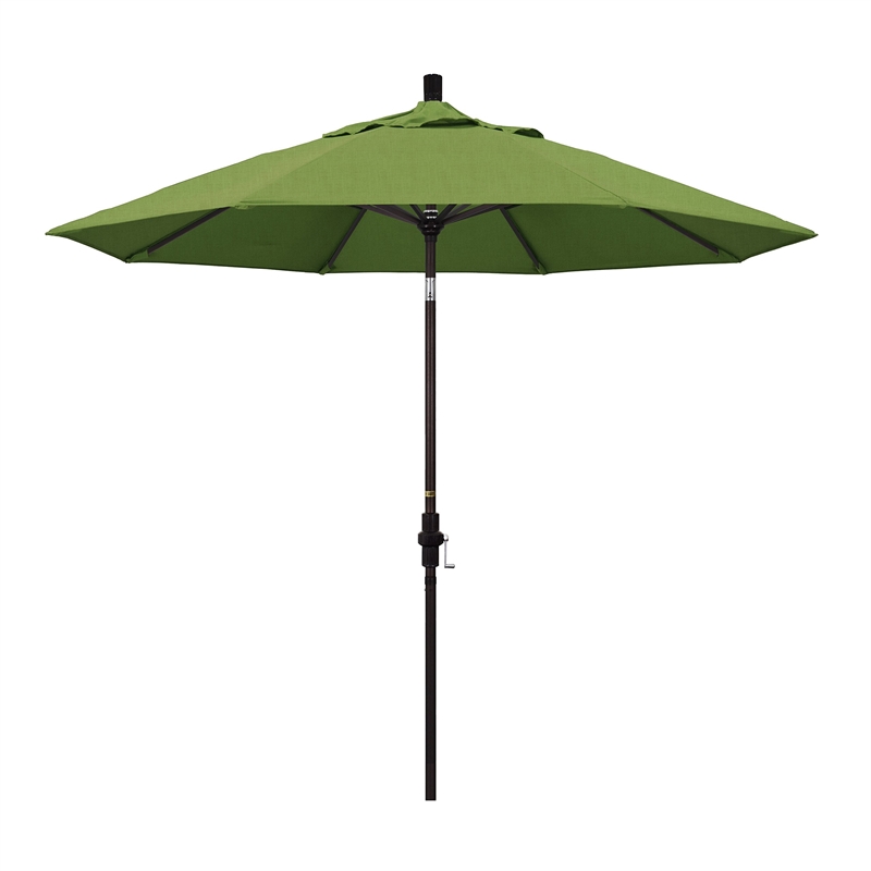 California Umbrella 9' Patio Umbrella in Spectrum Cilantro