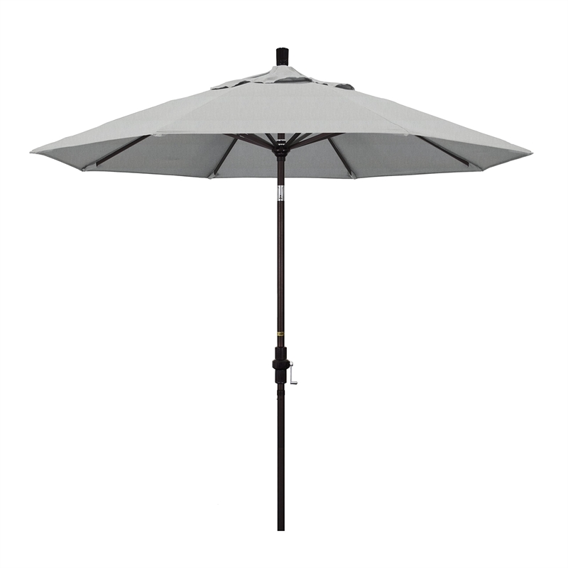 California Umbrella 9' Patio Umbrella in Granite