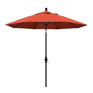 California Umbrella 9' Patio Umbrella in Terracotta