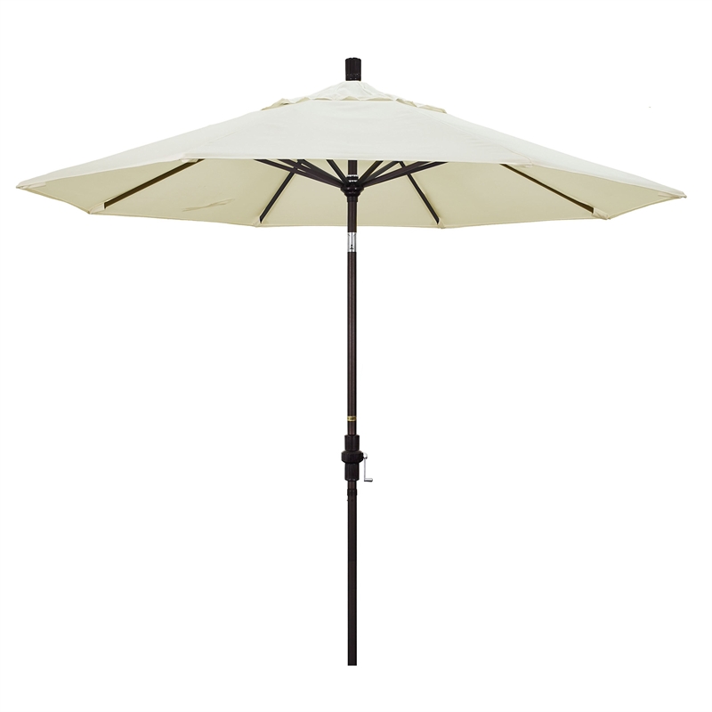 California Umbrella 9' Patio Umbrella in Canvas