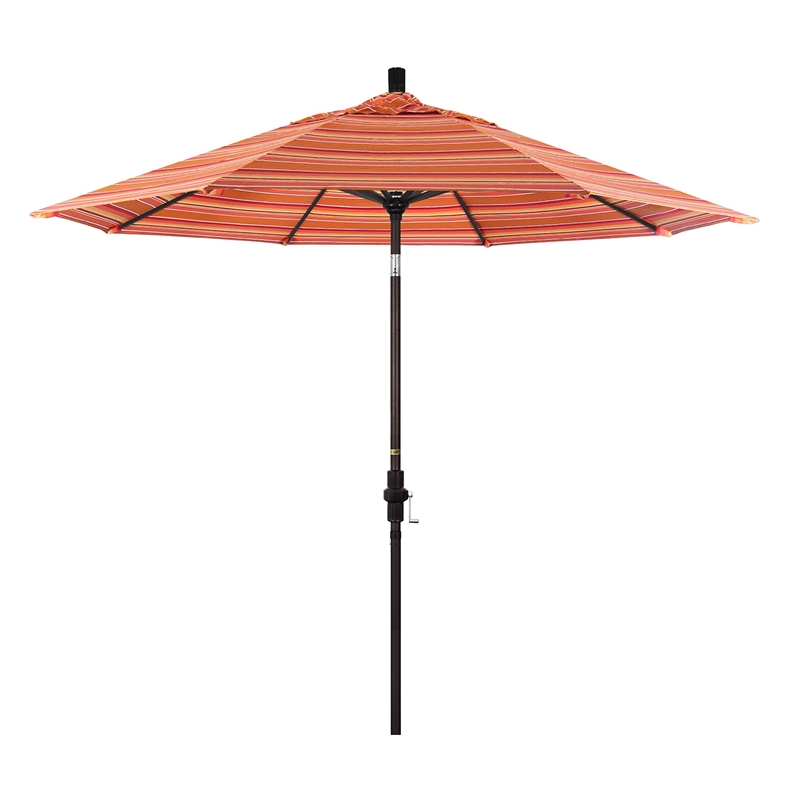 California Umbrella 9' Patio Umbrella in Dolce Mango