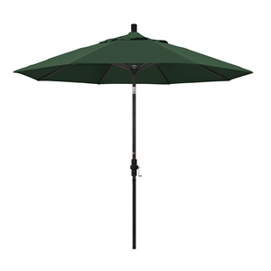 California Umbrella 9' Patio Umbrella in Hunter Green