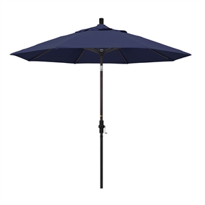California Umbrella 9' Patio Umbrella in Navy Blue