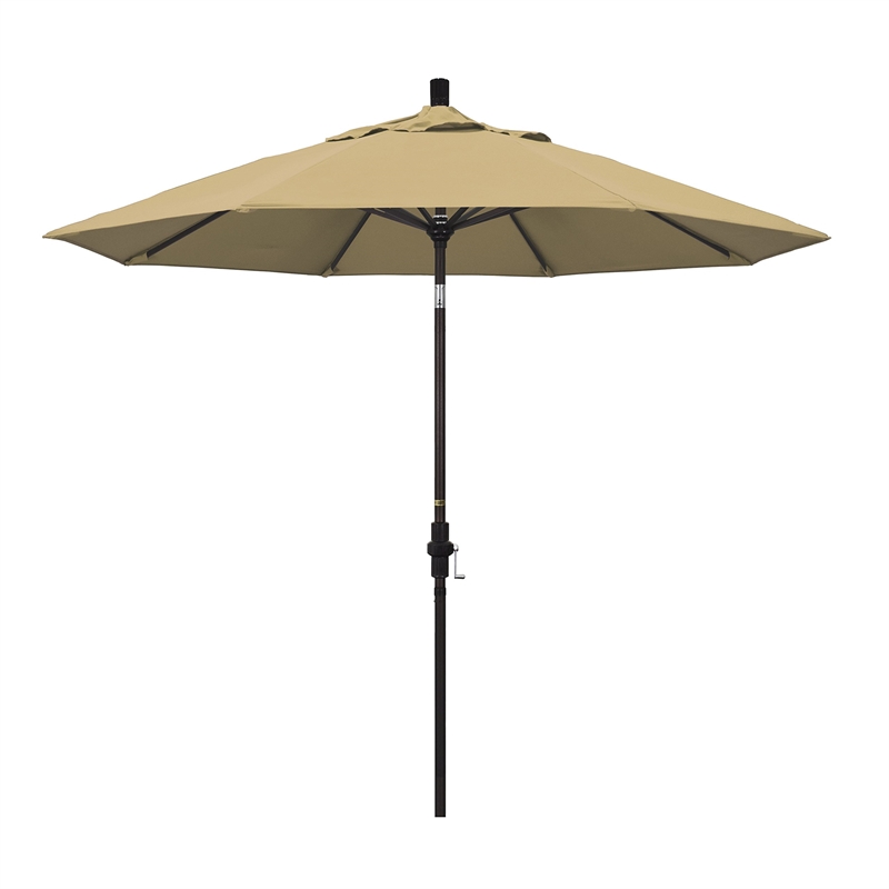 California Umbrella 9' Patio Umbrella in Champagne