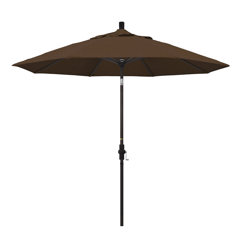 California Umbrella 9' Patio Umbrella in Teak