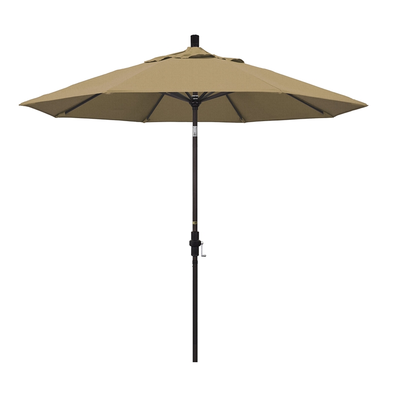 California Umbrella 9' Patio Umbrella in Straw