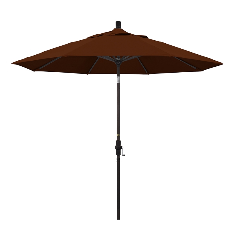 California Umbrella 9' Patio Umbrella in Brick