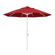 California Umbrella 9' Patio Umbrella in Jockey Red