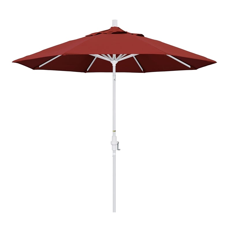 California Umbrella 9' Patio Umbrella in Terracotta