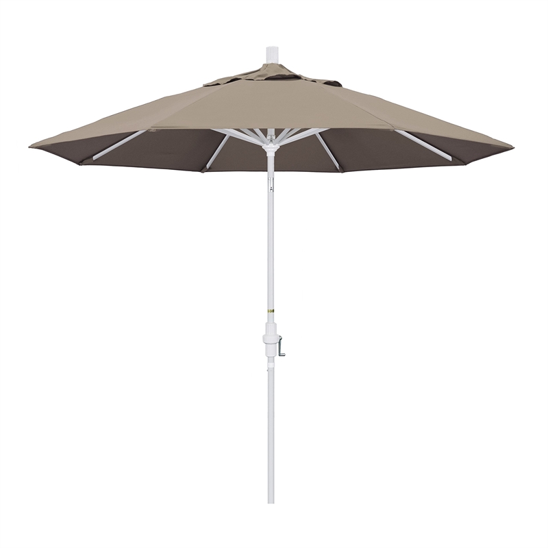 California Umbrella 9' Patio Umbrella in Taupe