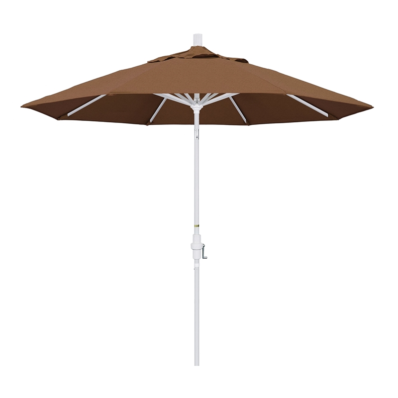 California Umbrella 9' Patio Umbrella in Teak