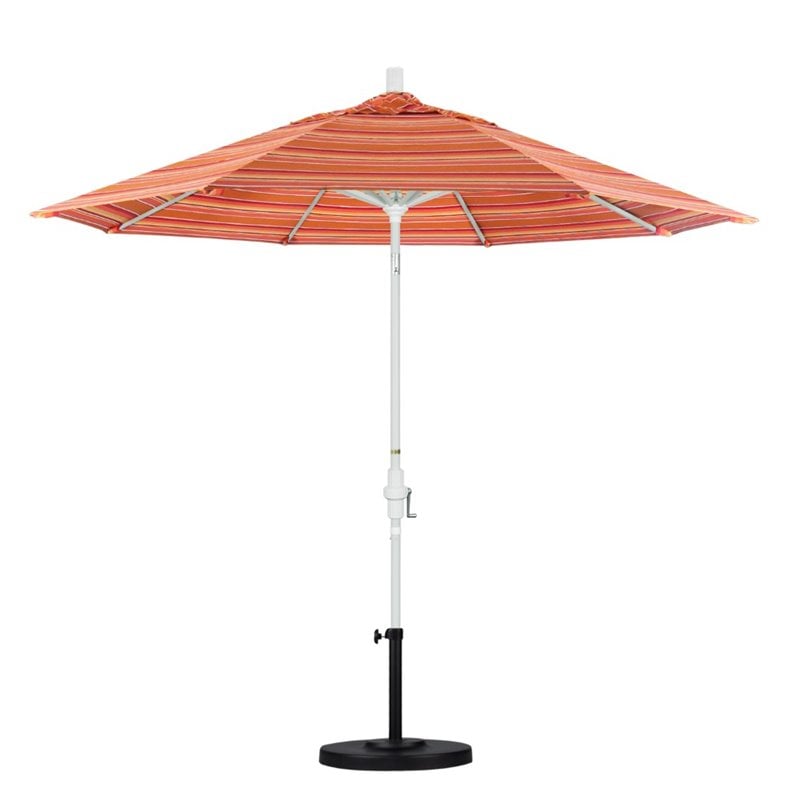 California Umbrella 9' Patio Umbrella in Dolce Mango