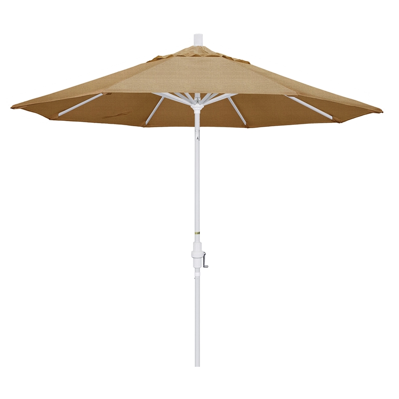 California Umbrella 9' Patio Umbrella in Linen Sesame