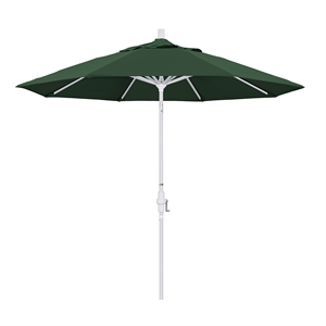 California Umbrella 9' Patio Umbrella in Hunter Green