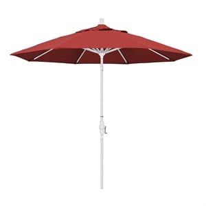California Umbrella 9' Patio Umbrella in Red