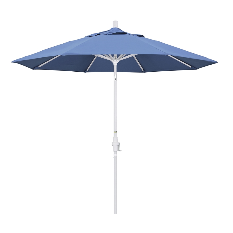 California Umbrella 9' Patio Umbrella in Forest Blue