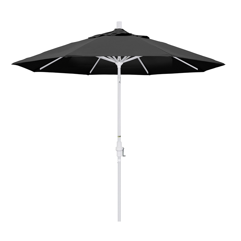 California Umbrella 9' Patio Umbrella in Black