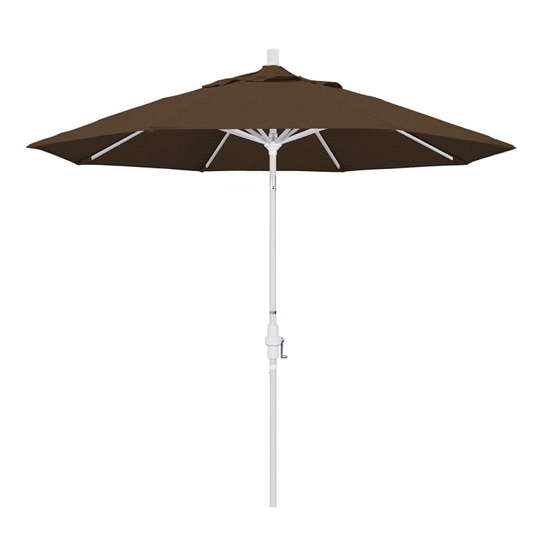 California Umbrella 9' Patio Umbrella in Teak