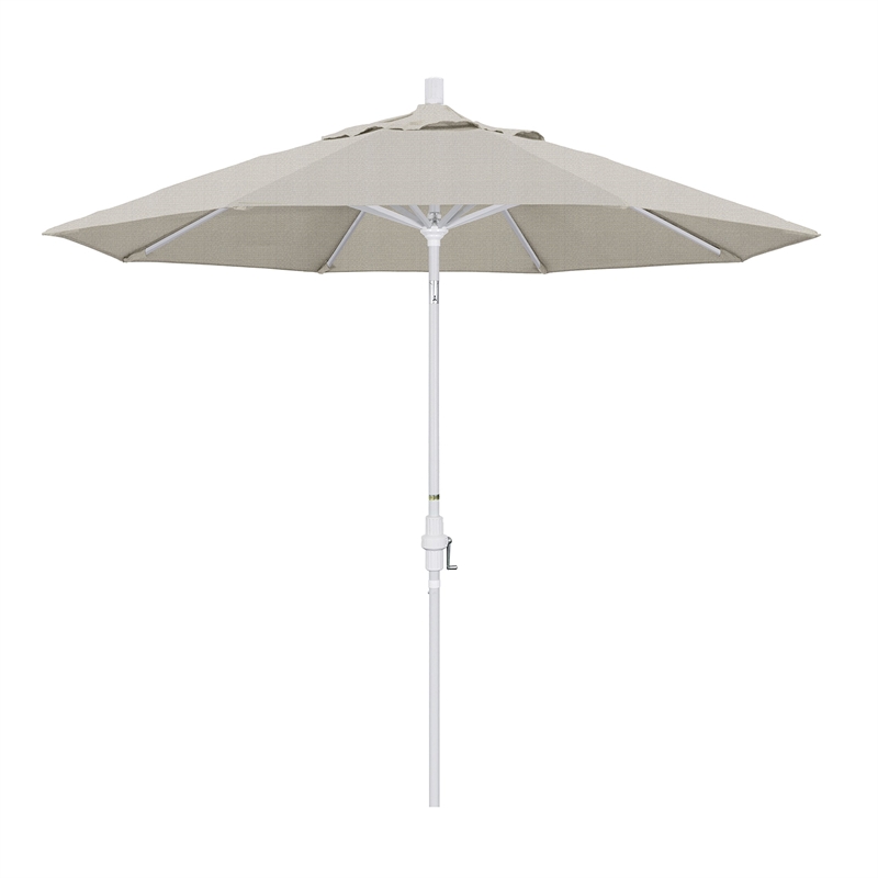 California Umbrella 9' Patio Umbrella in Woven Granite