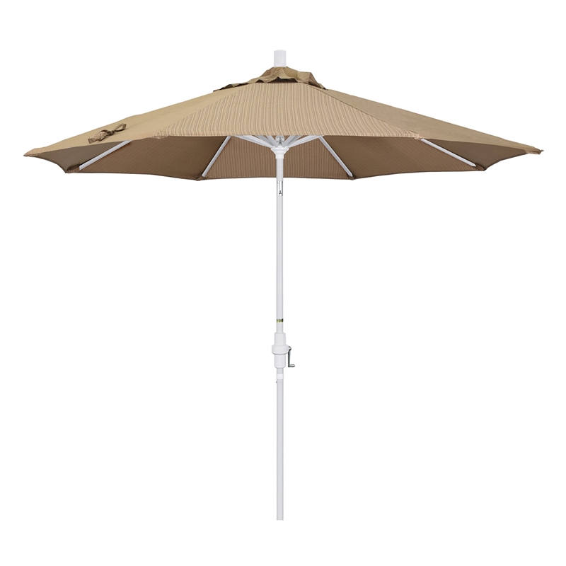 California Umbrella 9' Patio Umbrella in Terrace Sequoia