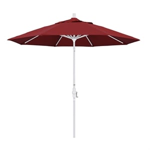 California Umbrella 9' Patio Umbrella in Red
