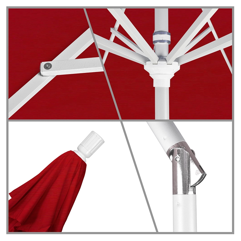 California Umbrella 9' Patio Umbrella in Red