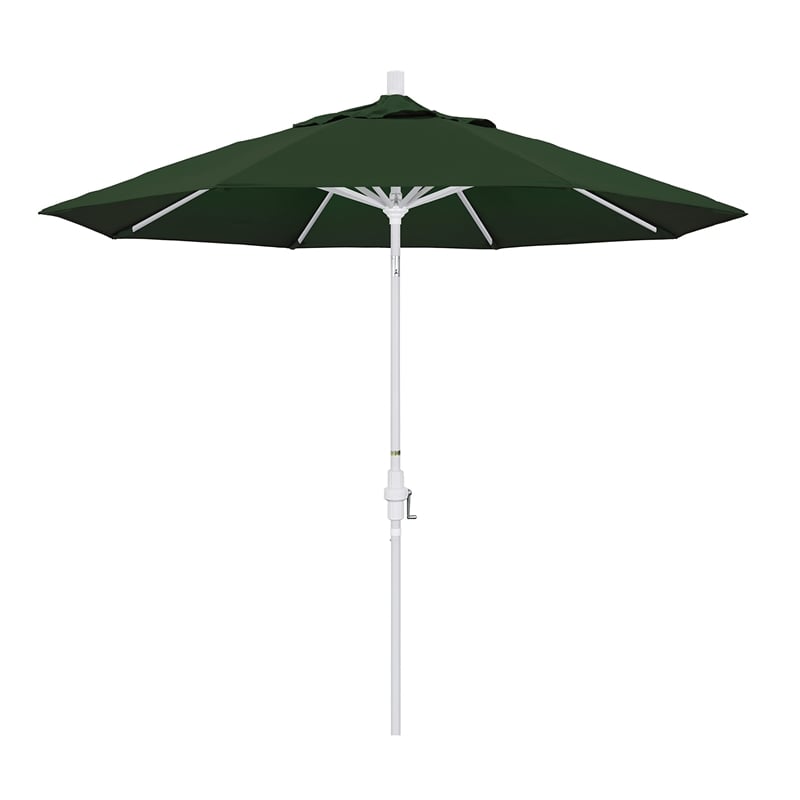 California Umbrella 9' Patio Umbrella in Hunter Green