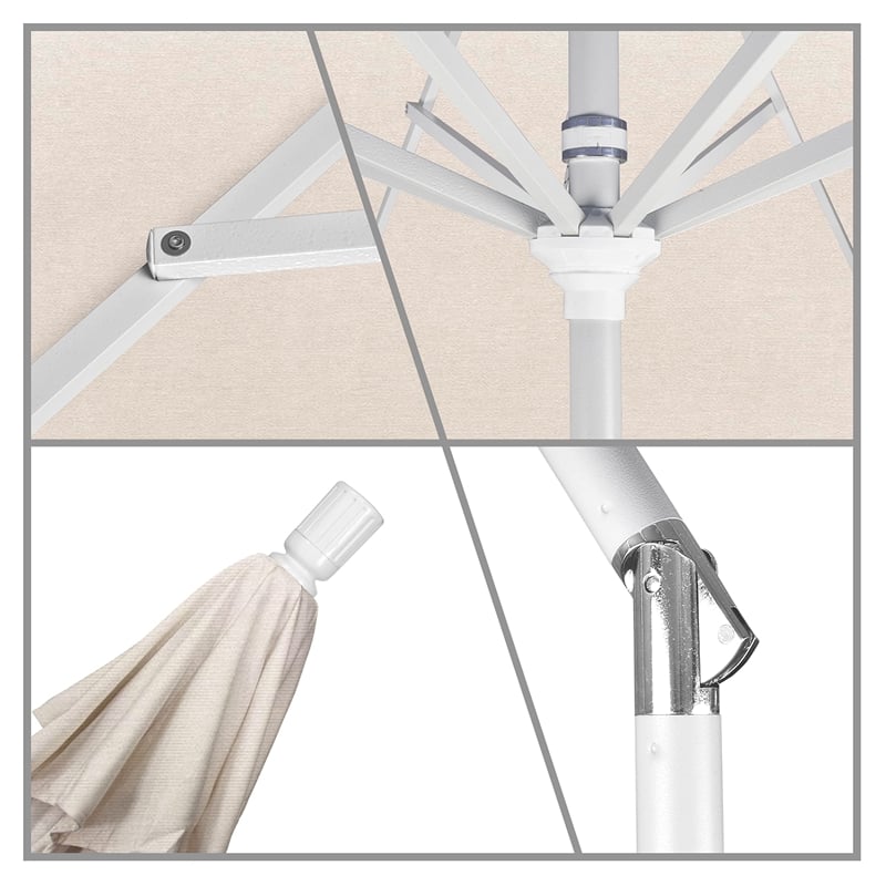 California Umbrella 9' Patio Umbrella in Canvas