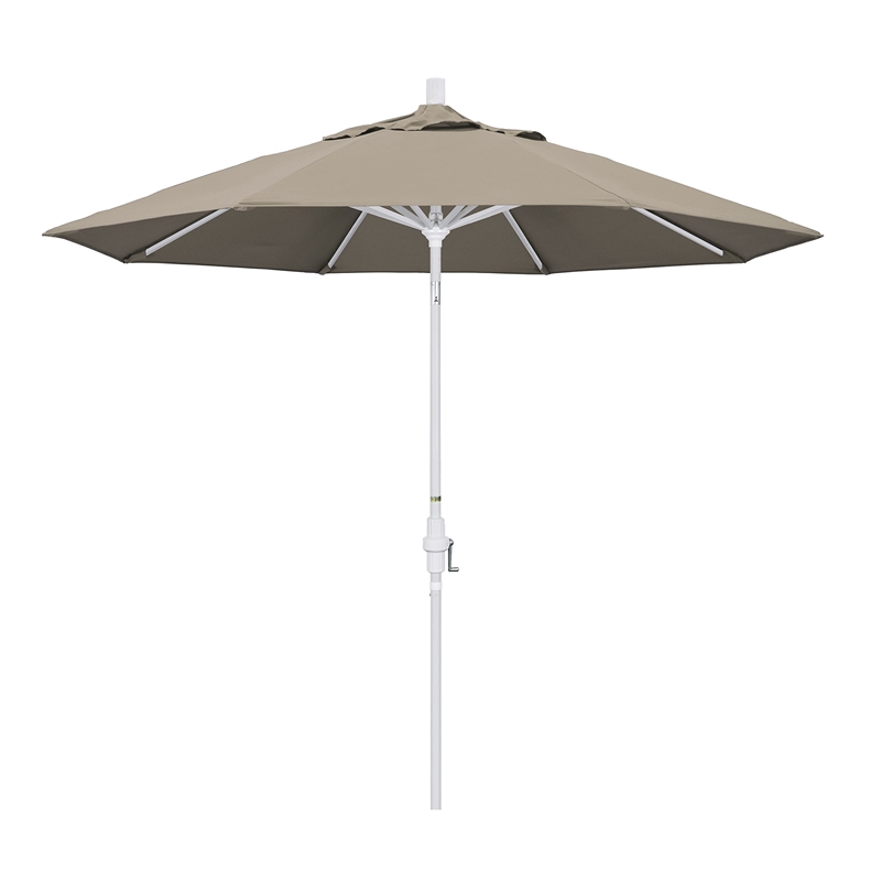 California Umbrella 9' Patio Umbrella in Taupe