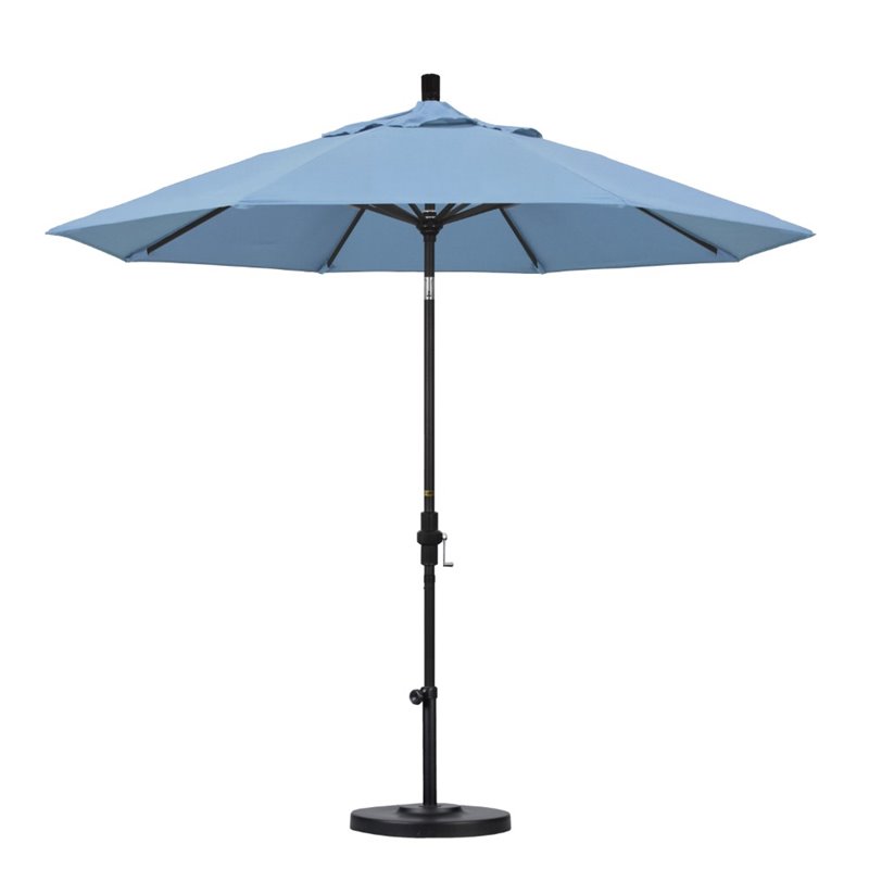 California Umbrella 9' Patio Umbrella in Air Blue