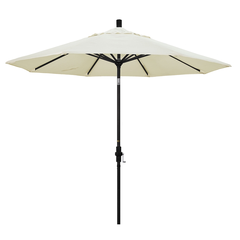 California Umbrella 9' Patio Umbrella in Canvas