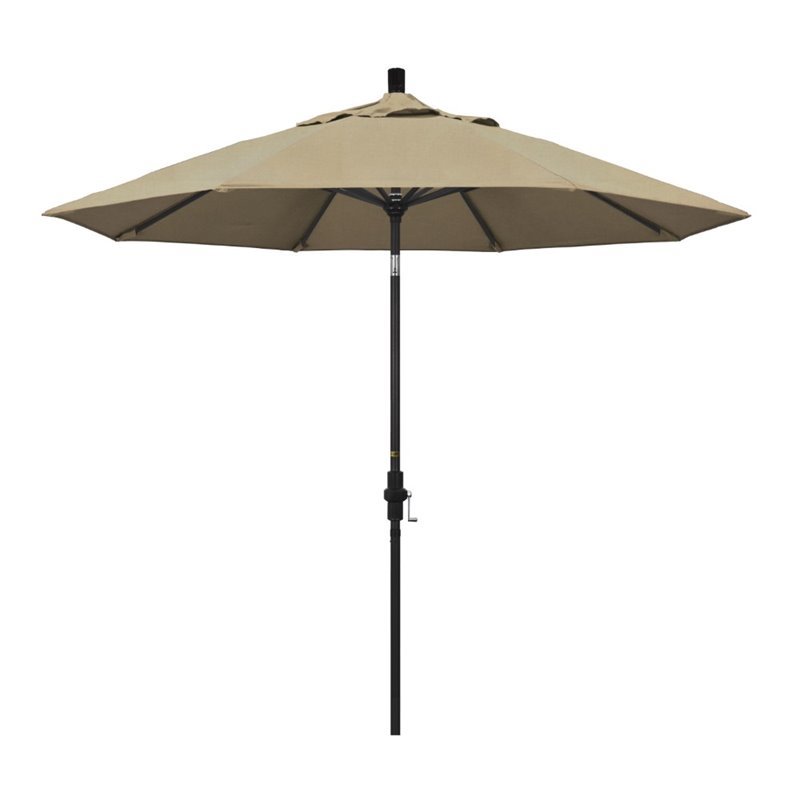 California Umbrella 9' Patio Umbrella in Heather Beige