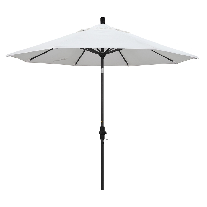 California Umbrella 9' Patio Umbrella in White