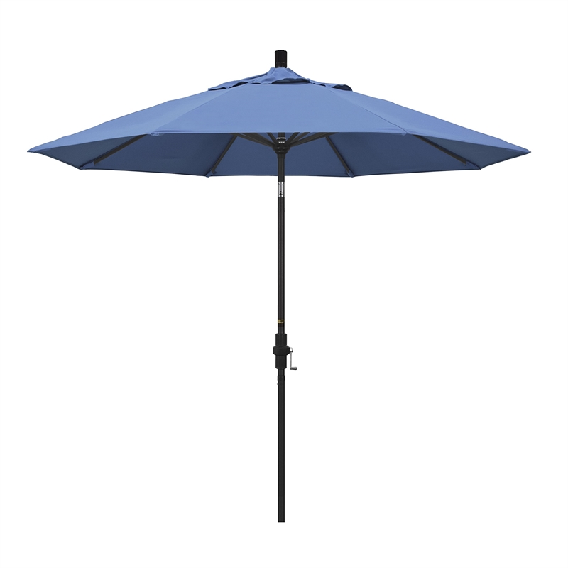 California Umbrella 9' Patio Umbrella in Forest Blue