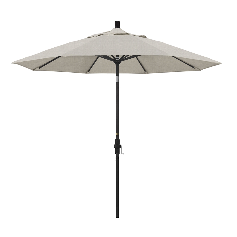 California Umbrella 9' Patio Umbrella in Woven Granite