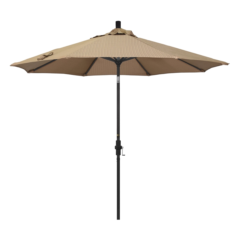 California Umbrella 9' Patio Umbrella in Terrace Sequoia