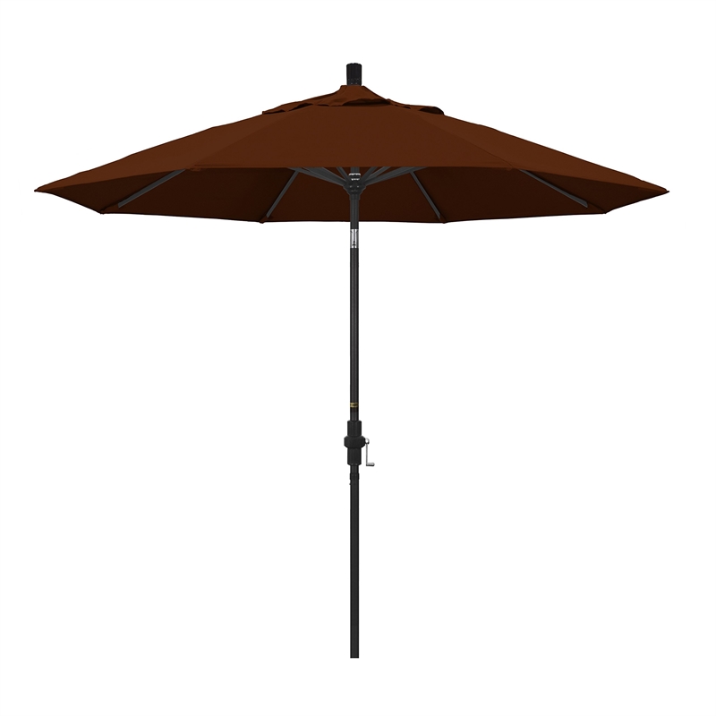 California Umbrella 9' Patio Umbrella in Brick