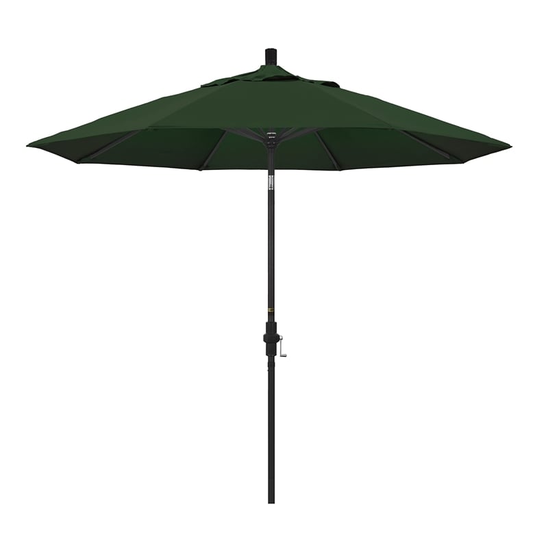 California Umbrella 9' Patio Umbrella in Hunter Green