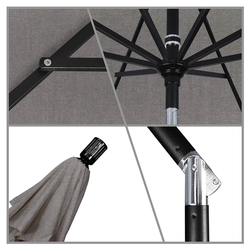 California Umbrella 9' Patio Umbrella in Taupe