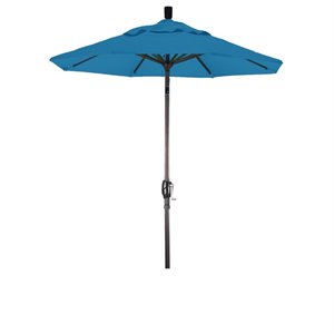 6' aluminum market umbrella push tilt gspt608117